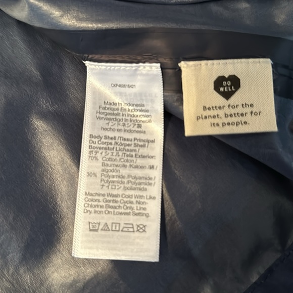 Madewell Navy Rain Jacket - Picture 5 of 6